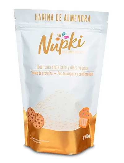 [7500463257438] HARINA DE ALMENDRA 400G NUPKI